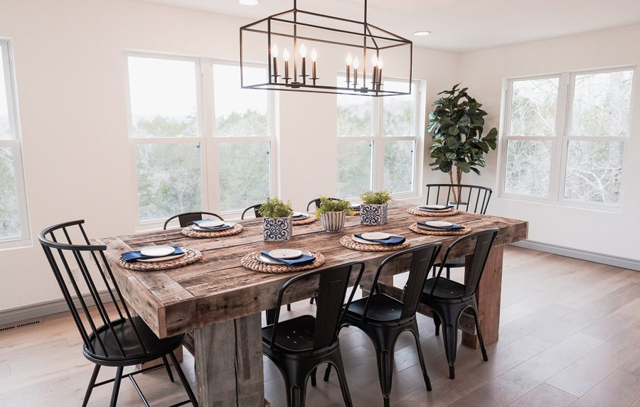 Table Rock Lake Home Giveaway dining room