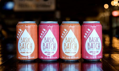 Basic Batch Hard Seltzer Cans from 4 By 4 Brewing Company in Springfield MO
