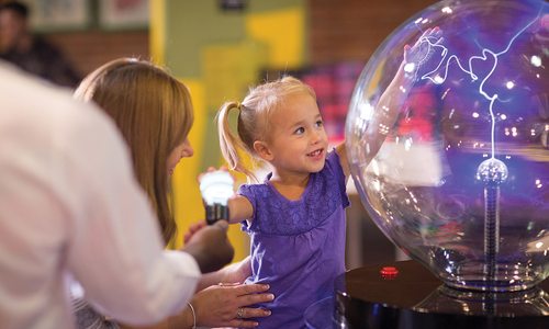 Child at Discovery Center