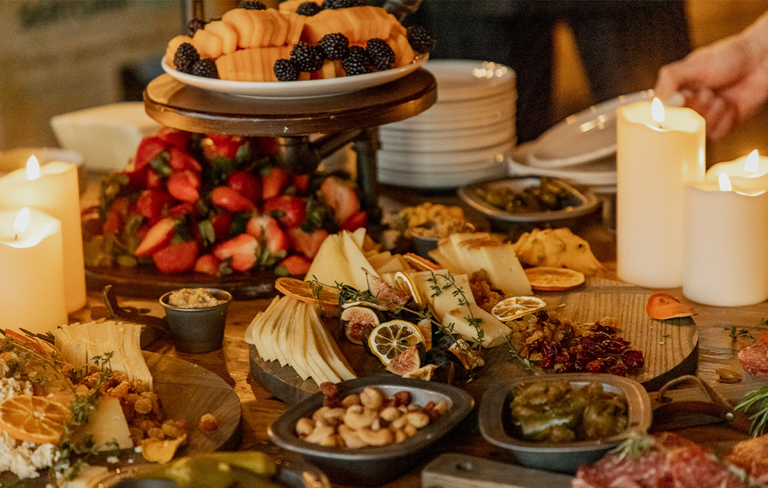 Charcuterie is one of the many dishes available at Whiskey Fest.