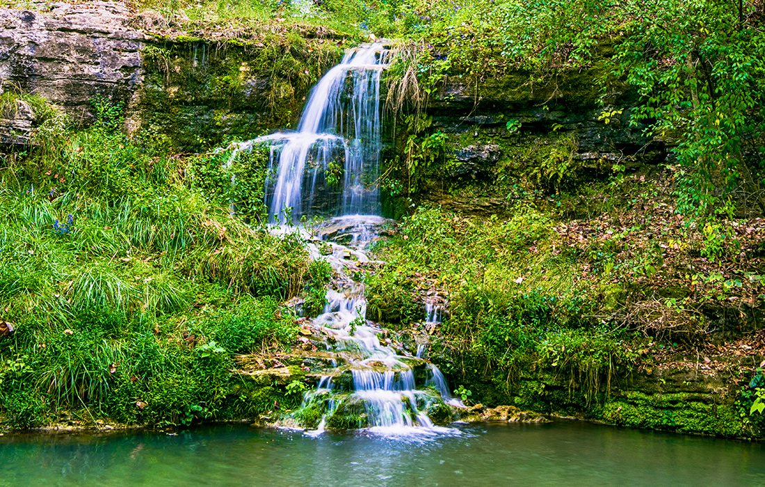 Thunder Falls at Dogwood Canyon Nature Park