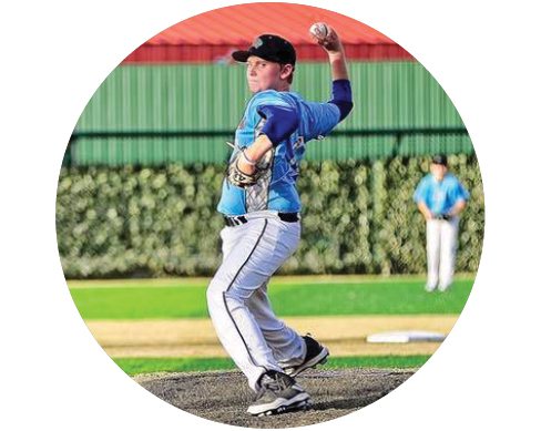 A young pitcher in a game at Ball Parks of America in Branson, Missouri.