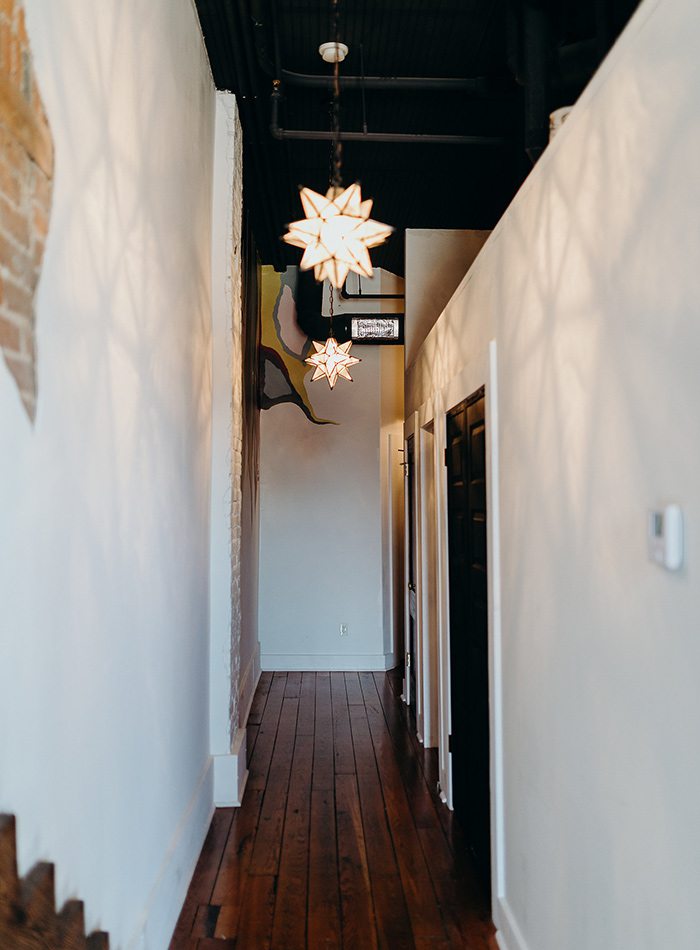 Refine Studio's Airbnb Hallway