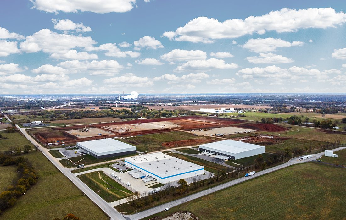 Rendering of Amazon fulfillment center in Republic, MO