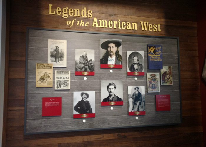 Legends of the American West display
