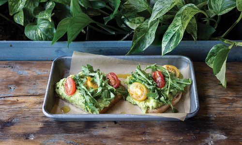 Avocado Toast from The Workshop at Finley Farms