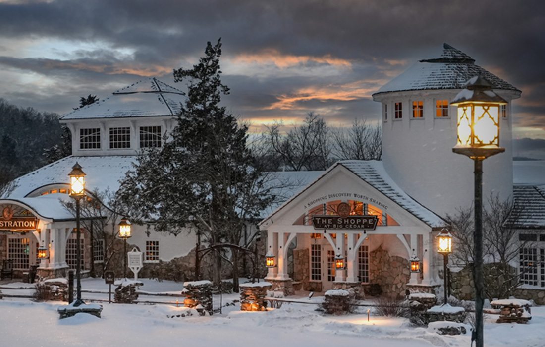 Winter time at Big Cedar Lodge.