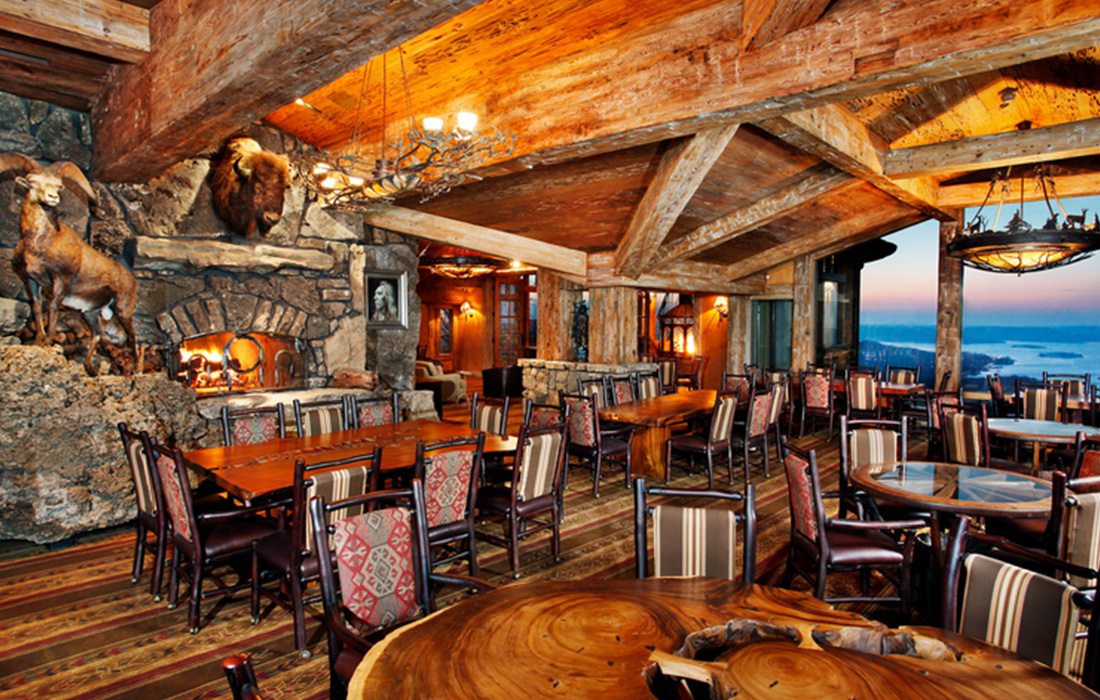 Restaurant at Big Cedar Lodge.