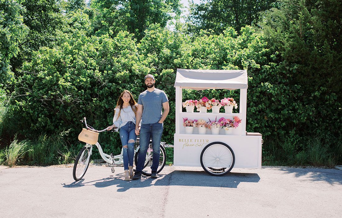 Belle Fleur Flower Cart