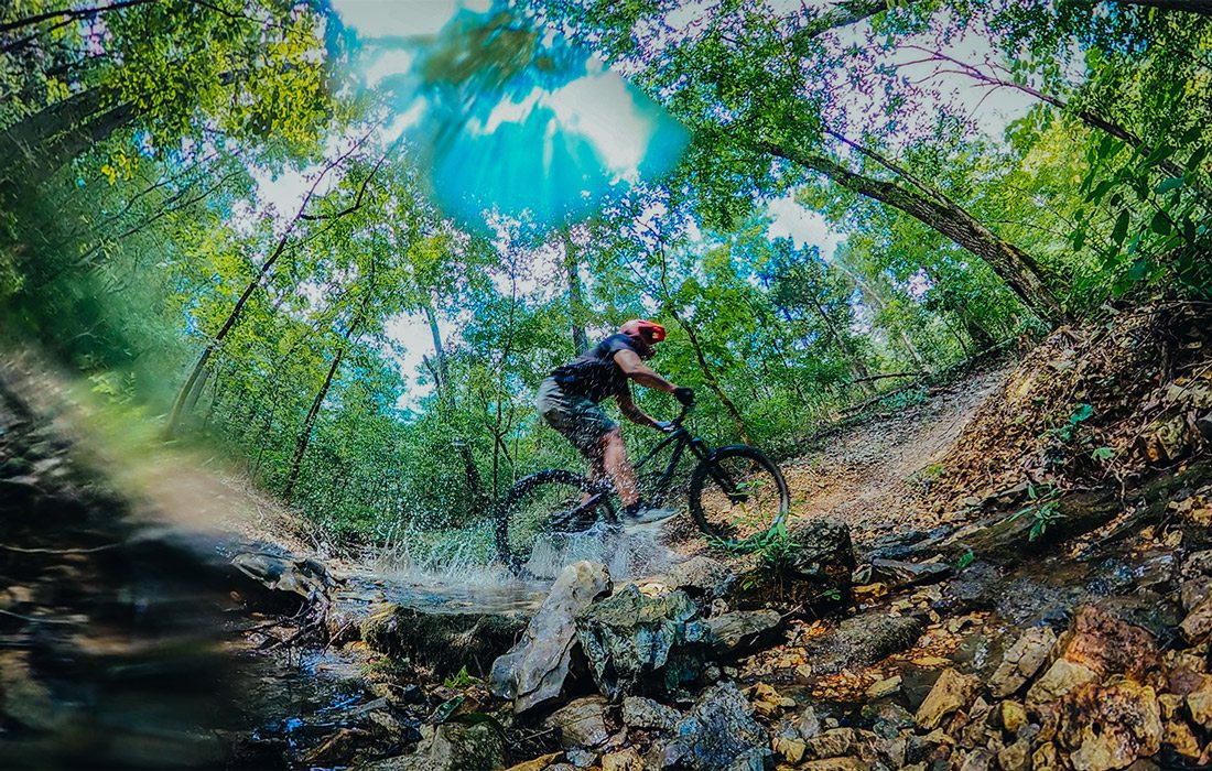 Cycling in Bella Vista, Arkansas