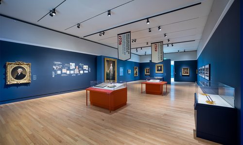 Museum interior in Bentonville, AR
