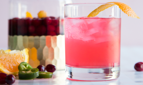 Cranberry cocktails