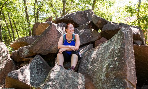 Adrienne Donica exploring the Ozarks with 37 North Expeditions