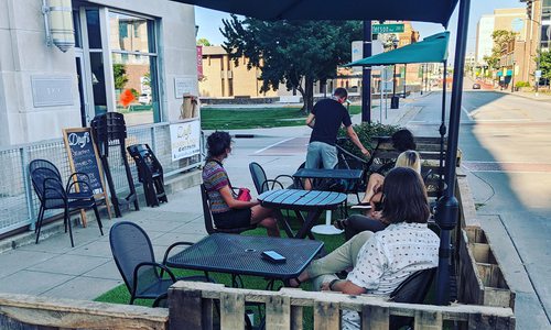 Patio outside Druff's