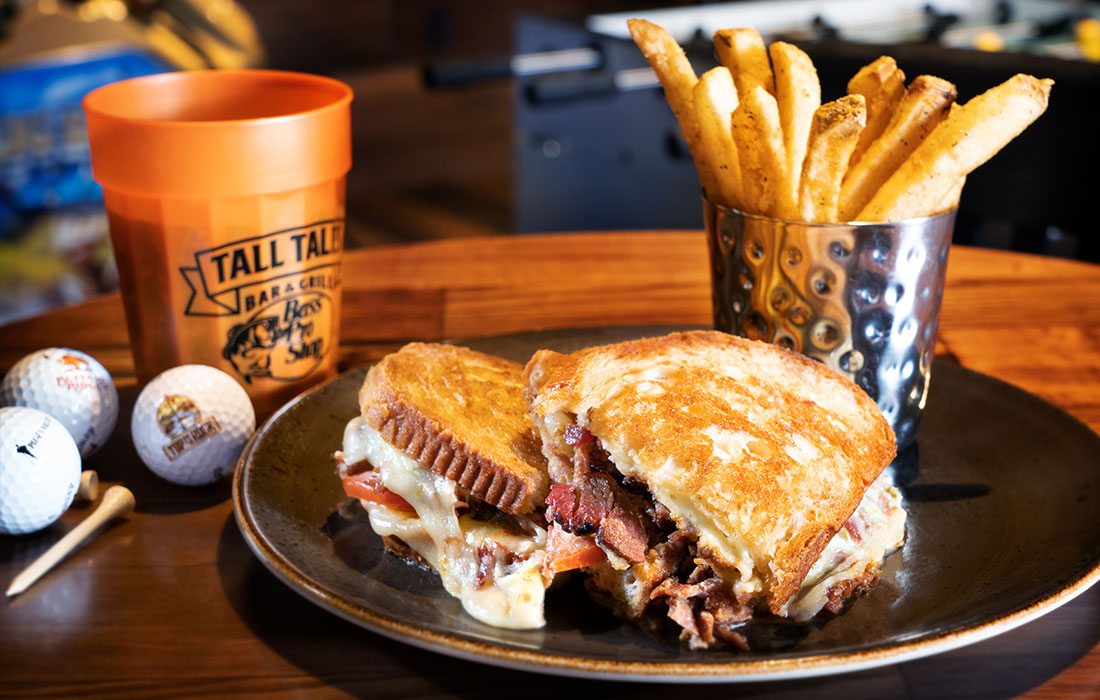 Smoked Brisket Grilled Cheese at Tall Tales Bar & Grill