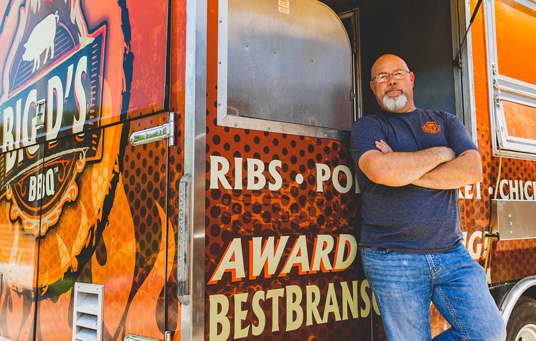 Dana Peterson, owner of Big D's BBQ