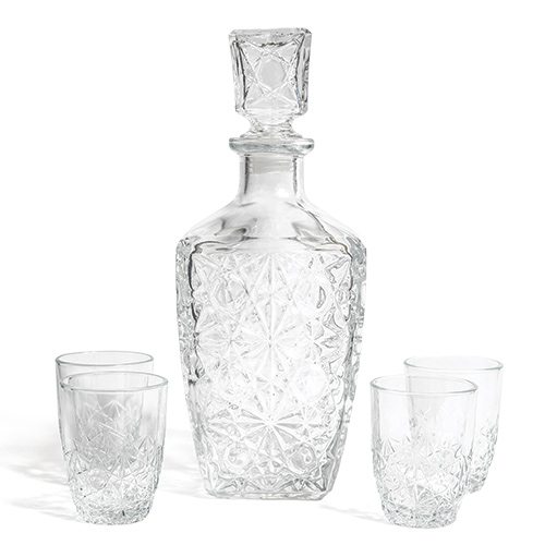 Bormioli Rocco decanter and glass set at Everything Kitchens