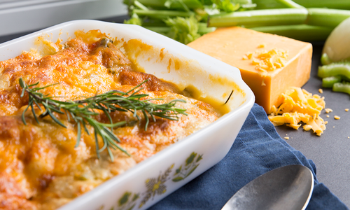 Retro Chicken Pot “Pie” Casserole