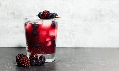 Bottled cocktail from SBC in a glass