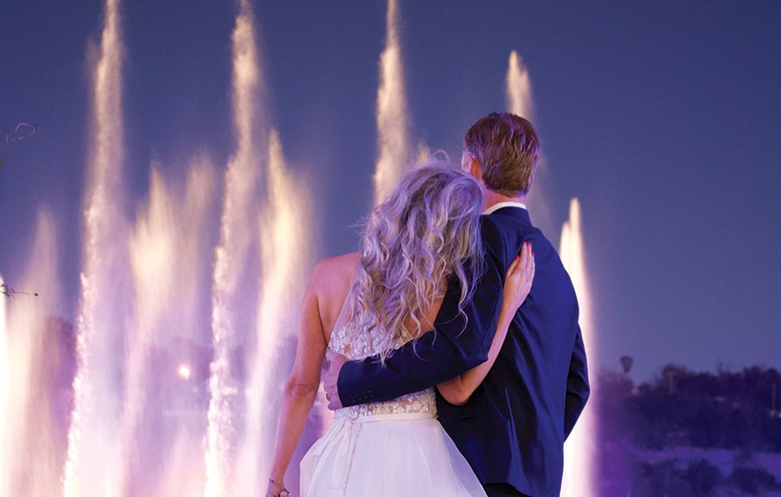 Branson Dream Weddings fountain photo