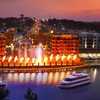 Fountain and fire show at the Branson Landing