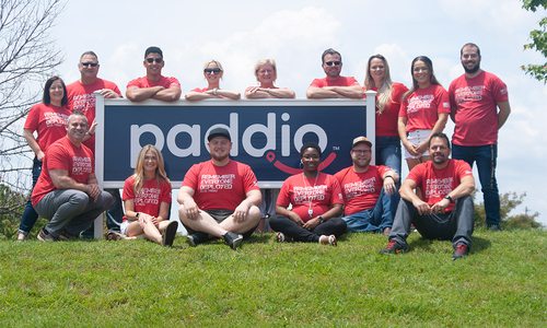 Paddio team photo for November/December 2021 Biz 417