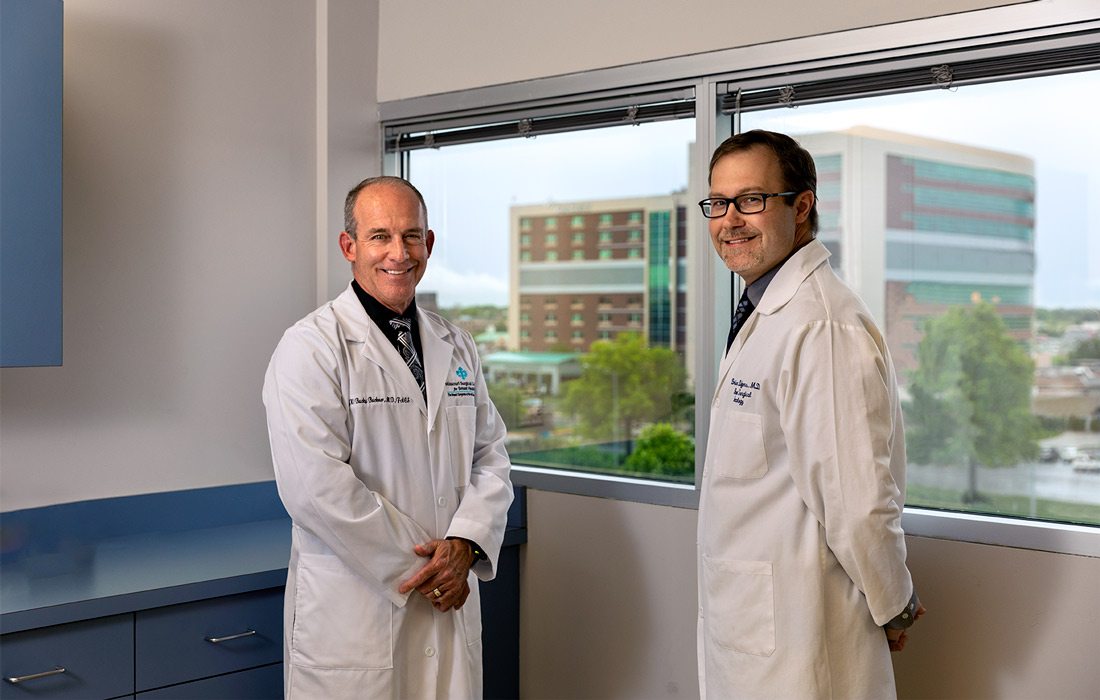 Dr Biggers and Dr. Buckner at CoxHealth