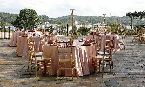 wedding overlooking a lake