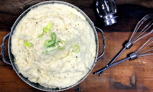 Buttery Leek Mashed Potatoes