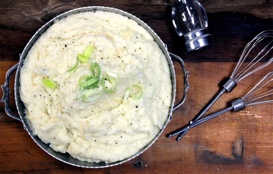 Buttery Leek Mashed Potatoes