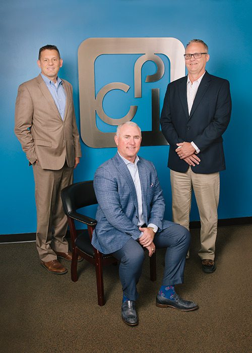 Rob Kassing, Erik Crane, Greg Gurke of CPI Technologies in Springfield MO