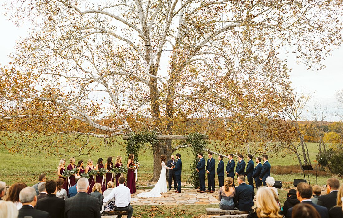 Brian Horton & Cheyann Weinacht on their wedding day