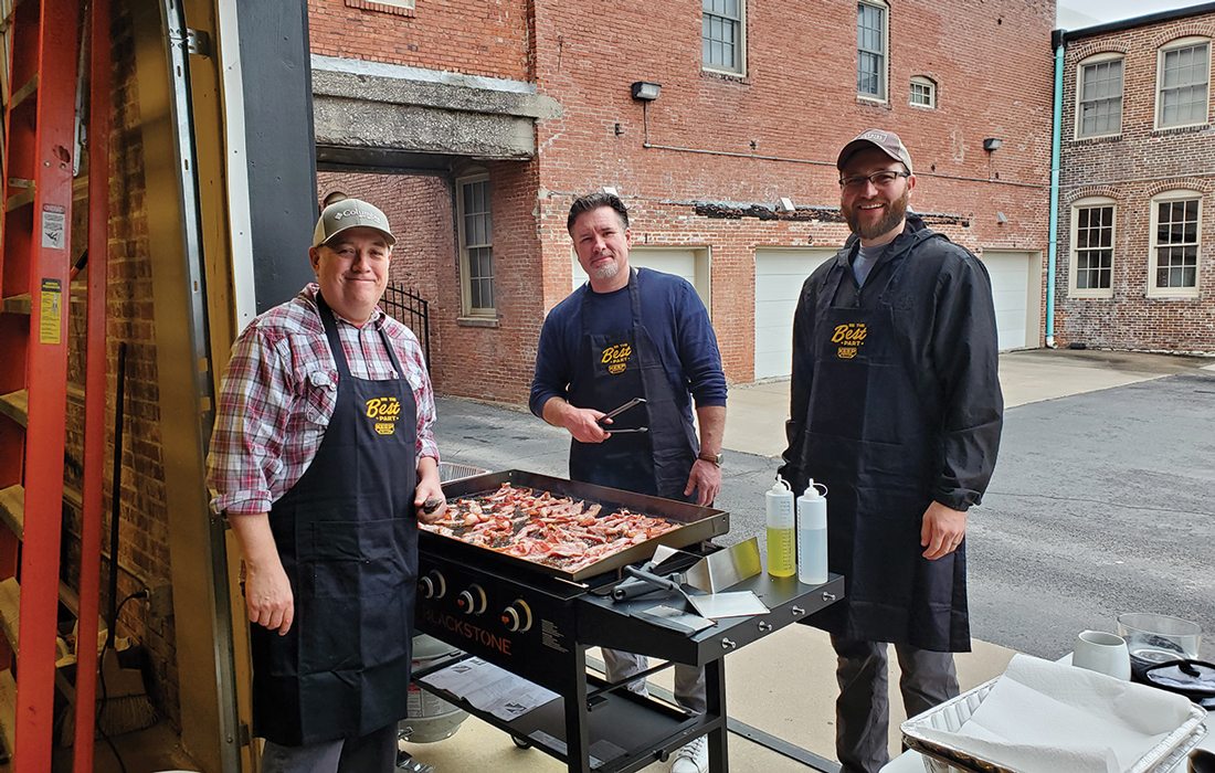 Company barbecue at Keep Supply
