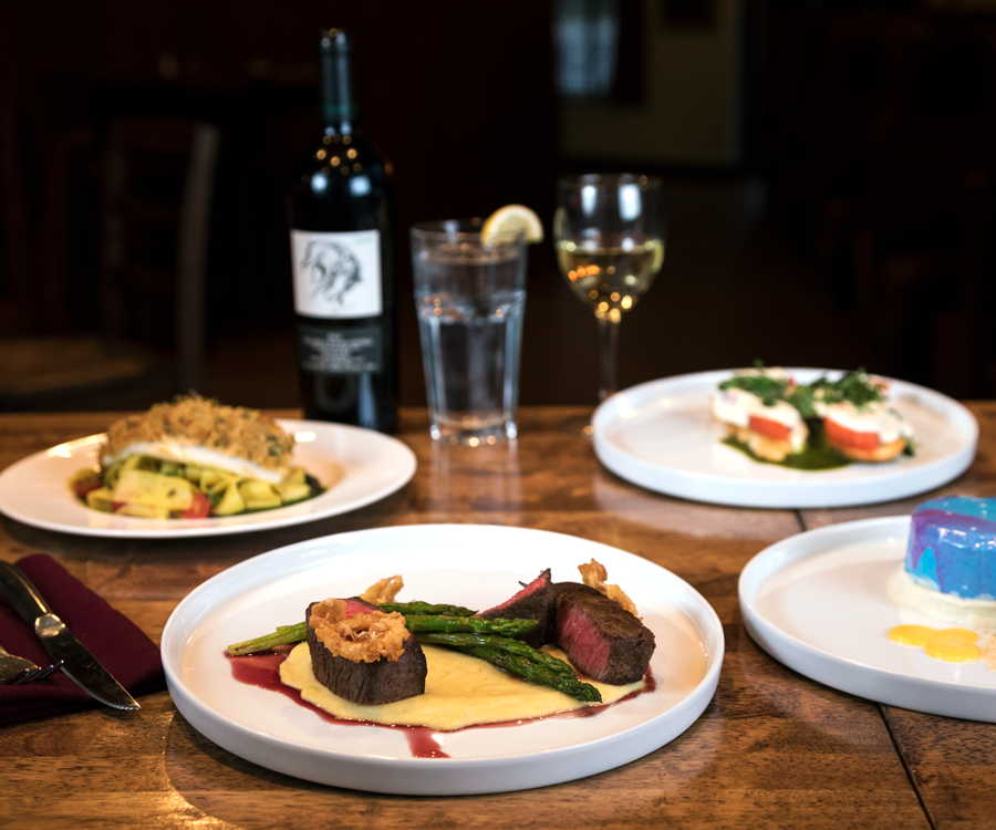 Four course meal from our February 2017 Cooking Class. All recipes by Executive Chef Branden Bentley of Mangia! A Nonna's Italian Kitchen.