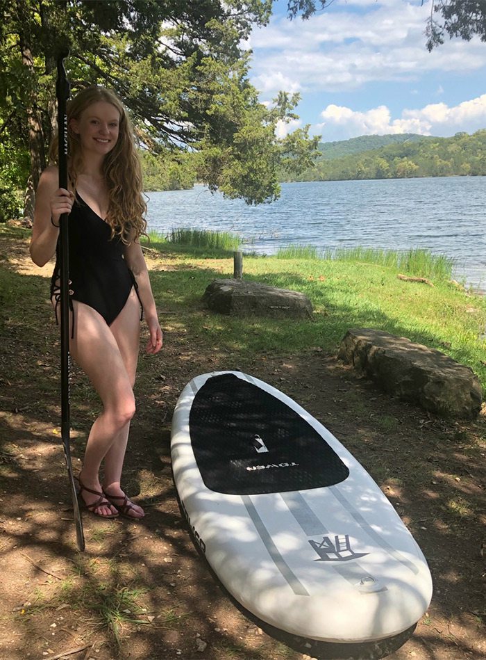 Paddleboarding in Eureka Springs, AR