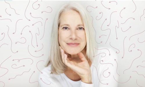 Skincare older woman