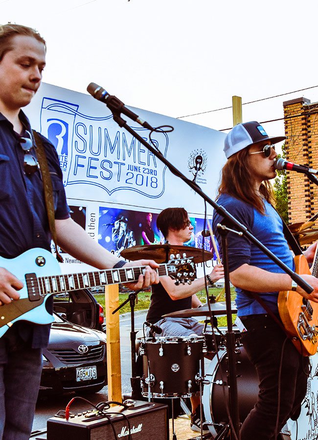 Jam band playing at White River Brewing Summer Fest C-Street Springfield MO