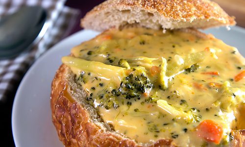 Broccoli and cheddar soup