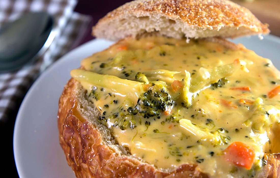 Broccoli and cheddar soup