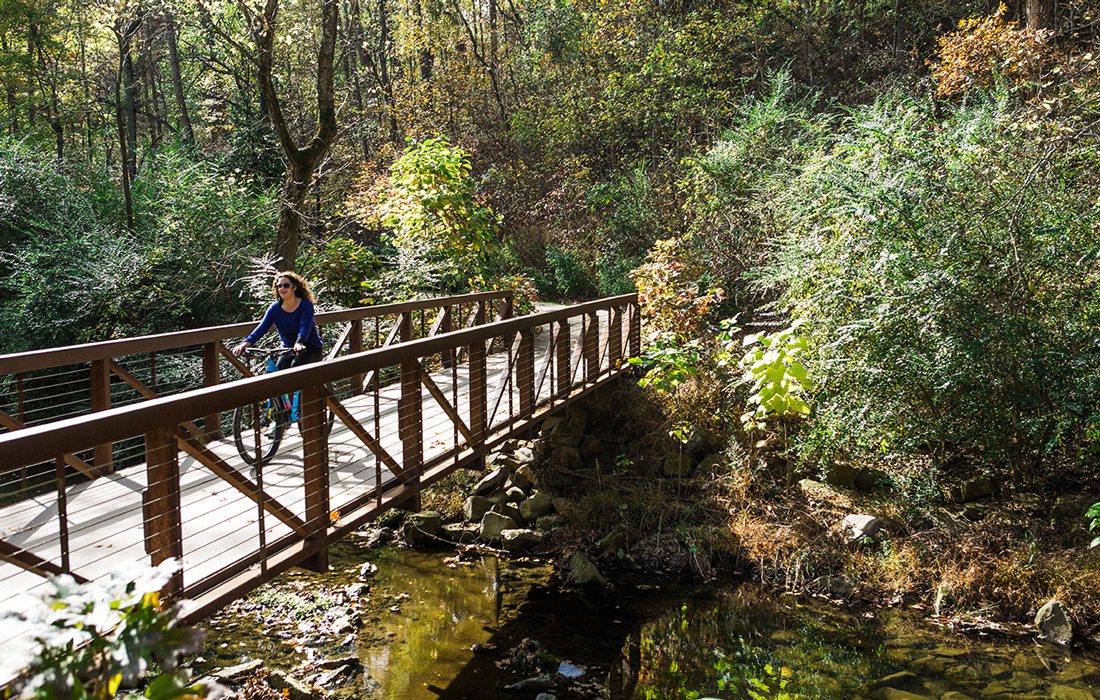 Cycling in Bentonville