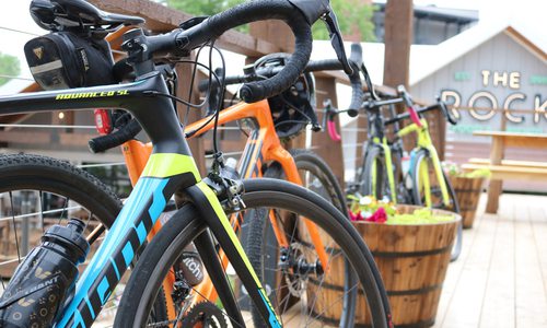 Bicycles outside The Rock in Springfield MO