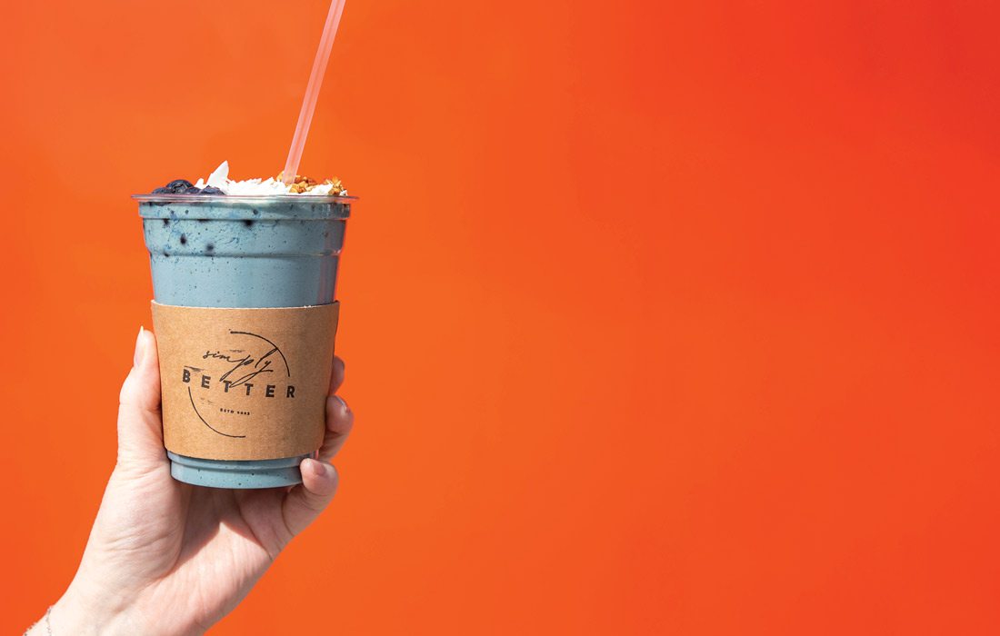 blue mango smoothie