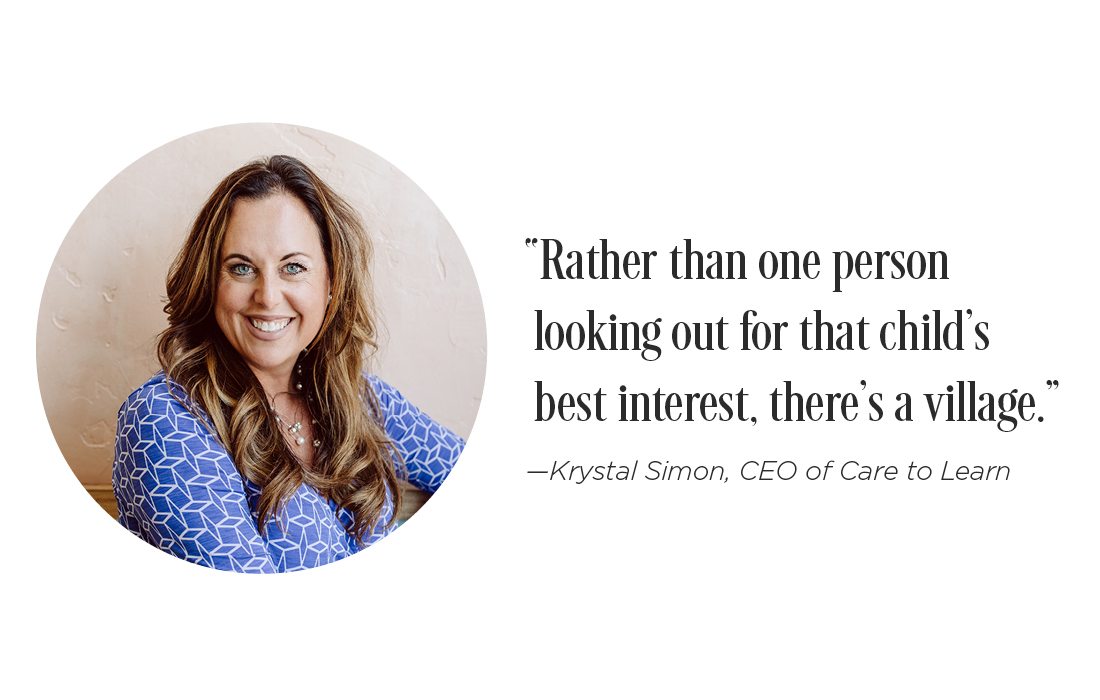 Krystal Simon, CEO of Care to Learn
