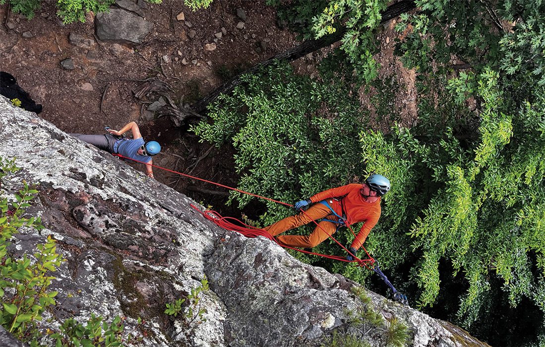 Rock climbing