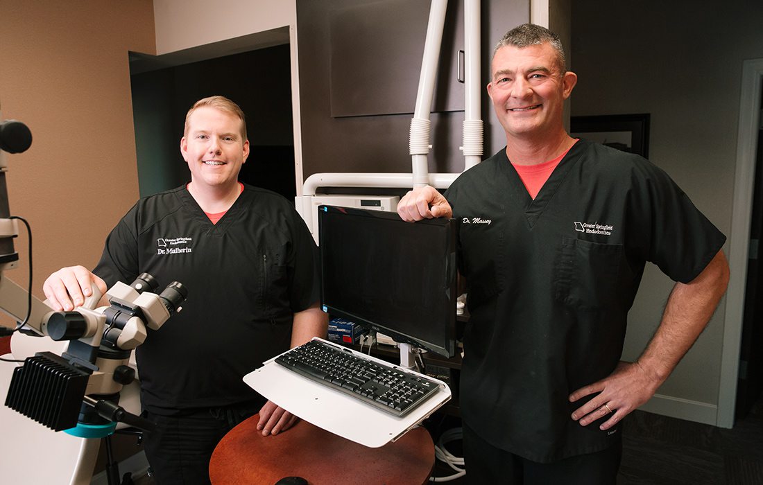 Dr. Craig Mulherin, Dr. Mark Massey with Greater Springfield Endodontics