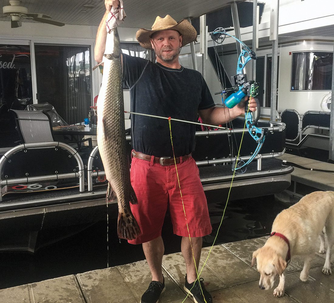 Doug Pitts with a fish