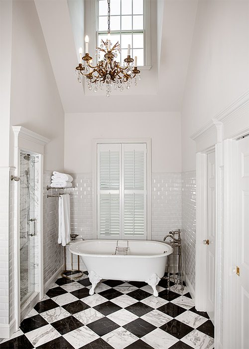 Black and White Bathroom Remodel by Built by Brett in Springfield MO