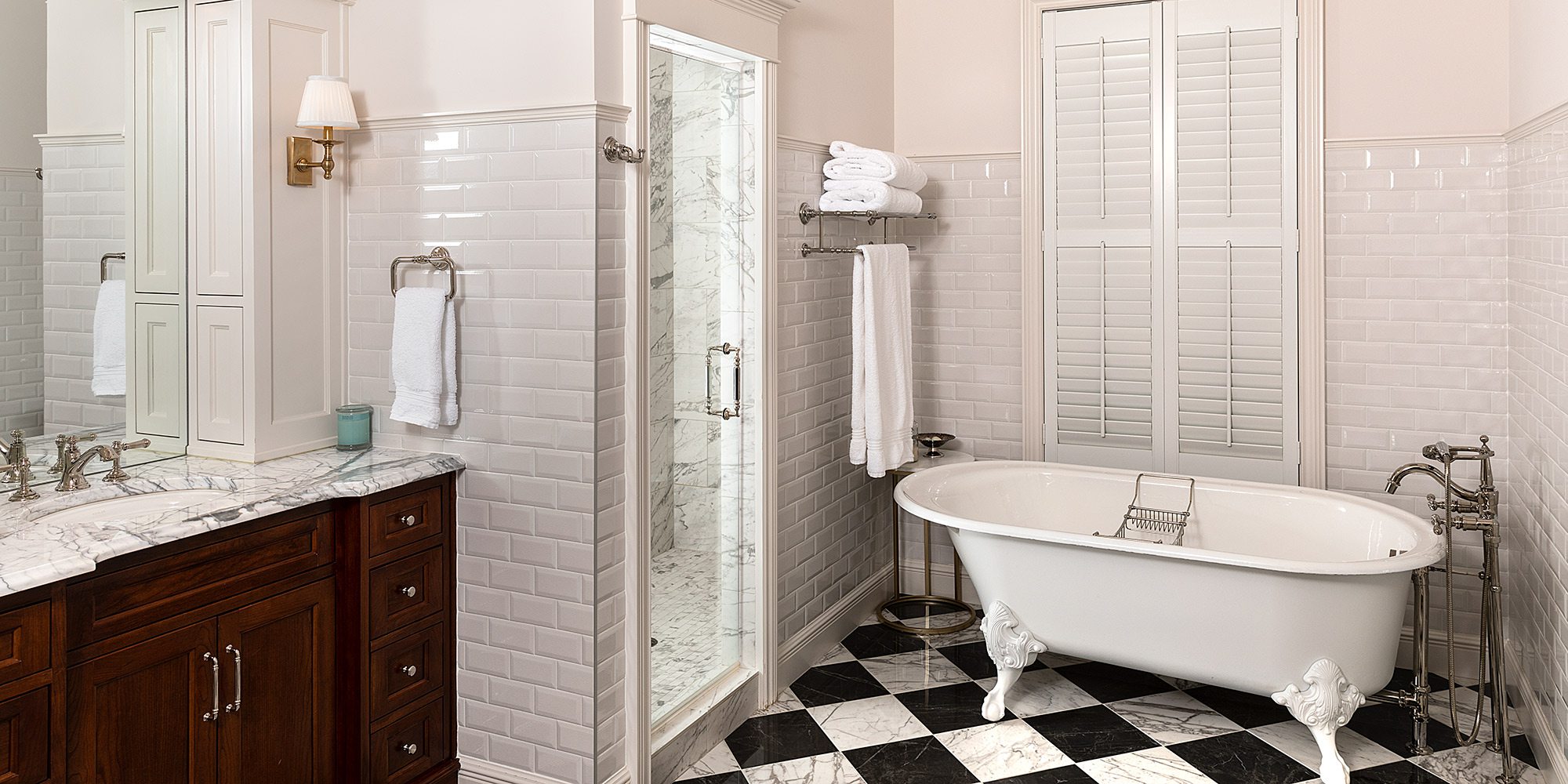 Black and White Bathroom Remodel by Built by Brett in Springfield MO