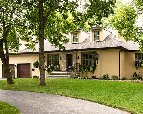 Rountree Home Facade Remodel by Rhoads Design & Construction in Springfield MO