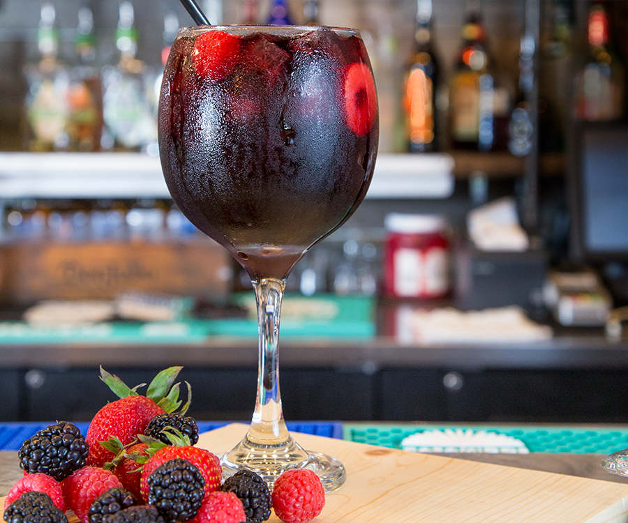 La Paloma Grill's black sangria is refreshing on a summer day.